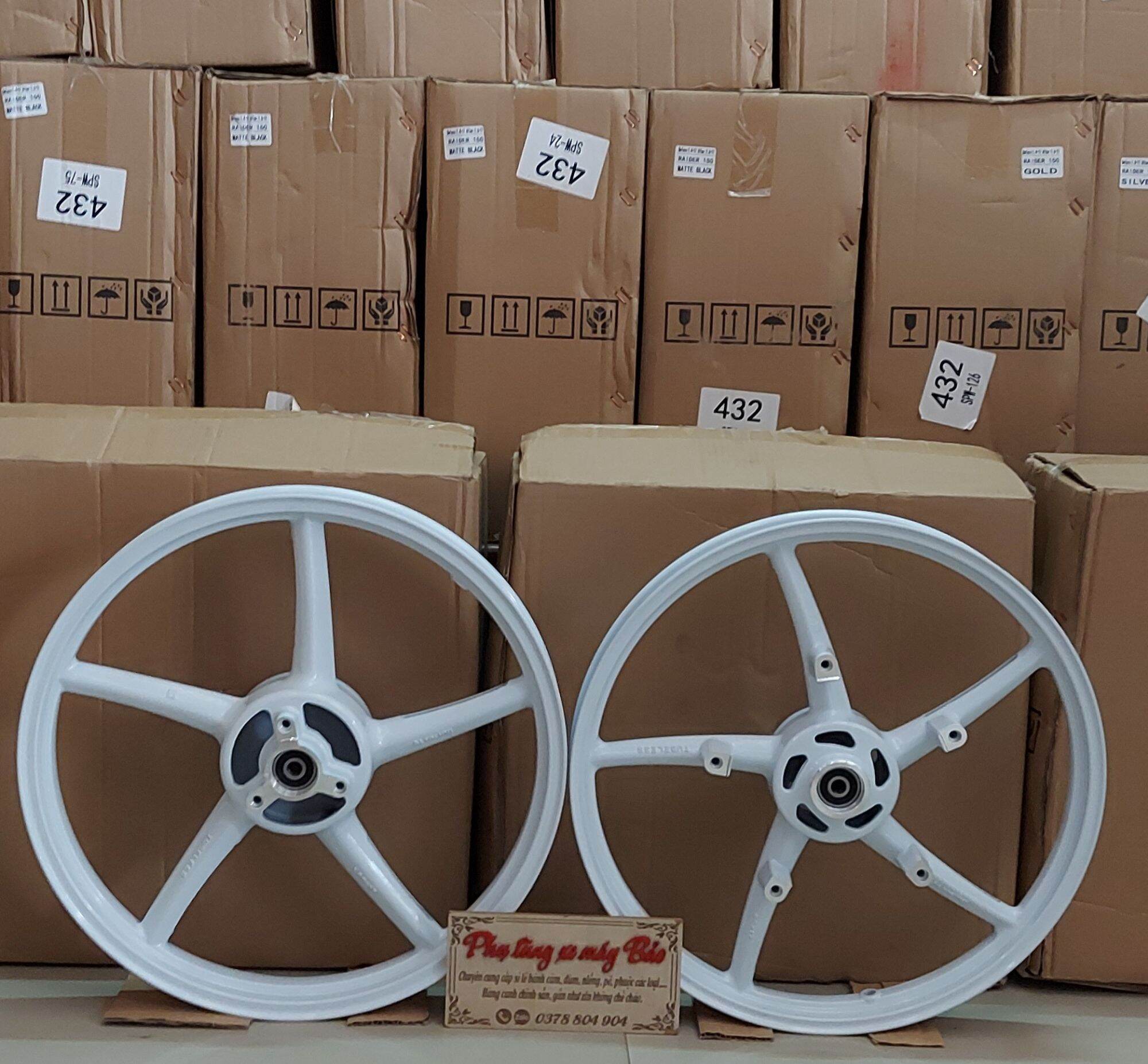 Bánh mâm xe máy raider satria bảng 1.4/1.6 đảm bảo như zin