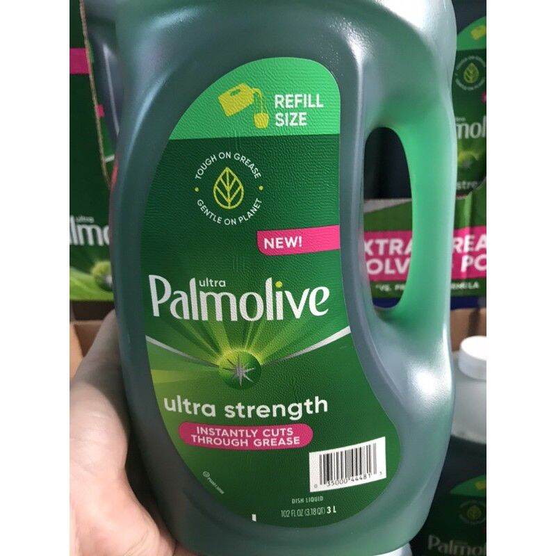 Nước rửa chén Palmolive 3L của Mỹ tẩy sạch dầu mỡ và mềm mại da tay