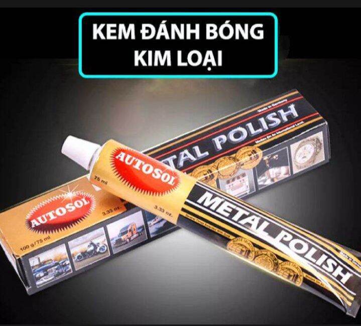 SIÊU GIÁ VỚI TUÝT KEM ĐÁNH BÓNG KIM LOẠI NHÔM INOX SẢN PHẨM CỰC CHẤT CỰC SÁNG BÓNG