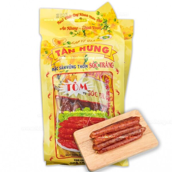 Lạp xưởng Tôm Tân Hưng siêu ngon 1kg