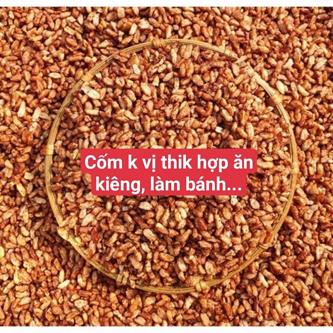 1kg cốm gạo lứt nguyên vị ăn liền