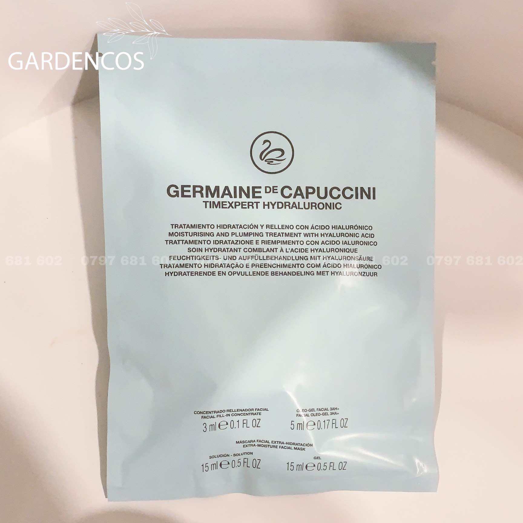 Liệu Trình Dưỡng Ẩm Và Làm Đầy Bằng ACID HYALURONIC Germaine De Capuccini - Gardencos