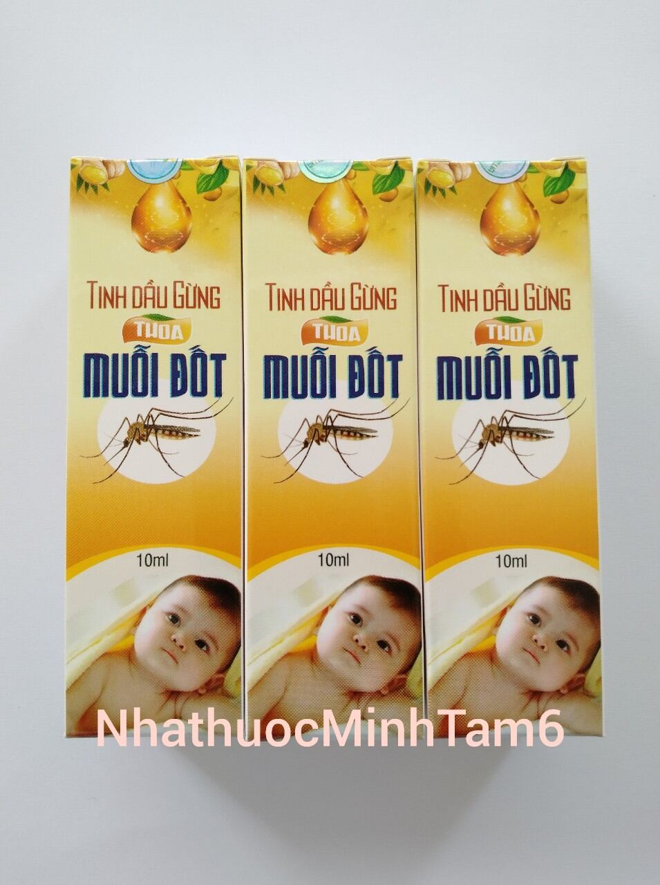 Tinh dầu gừng thoa muỗi đốt - 10ml
