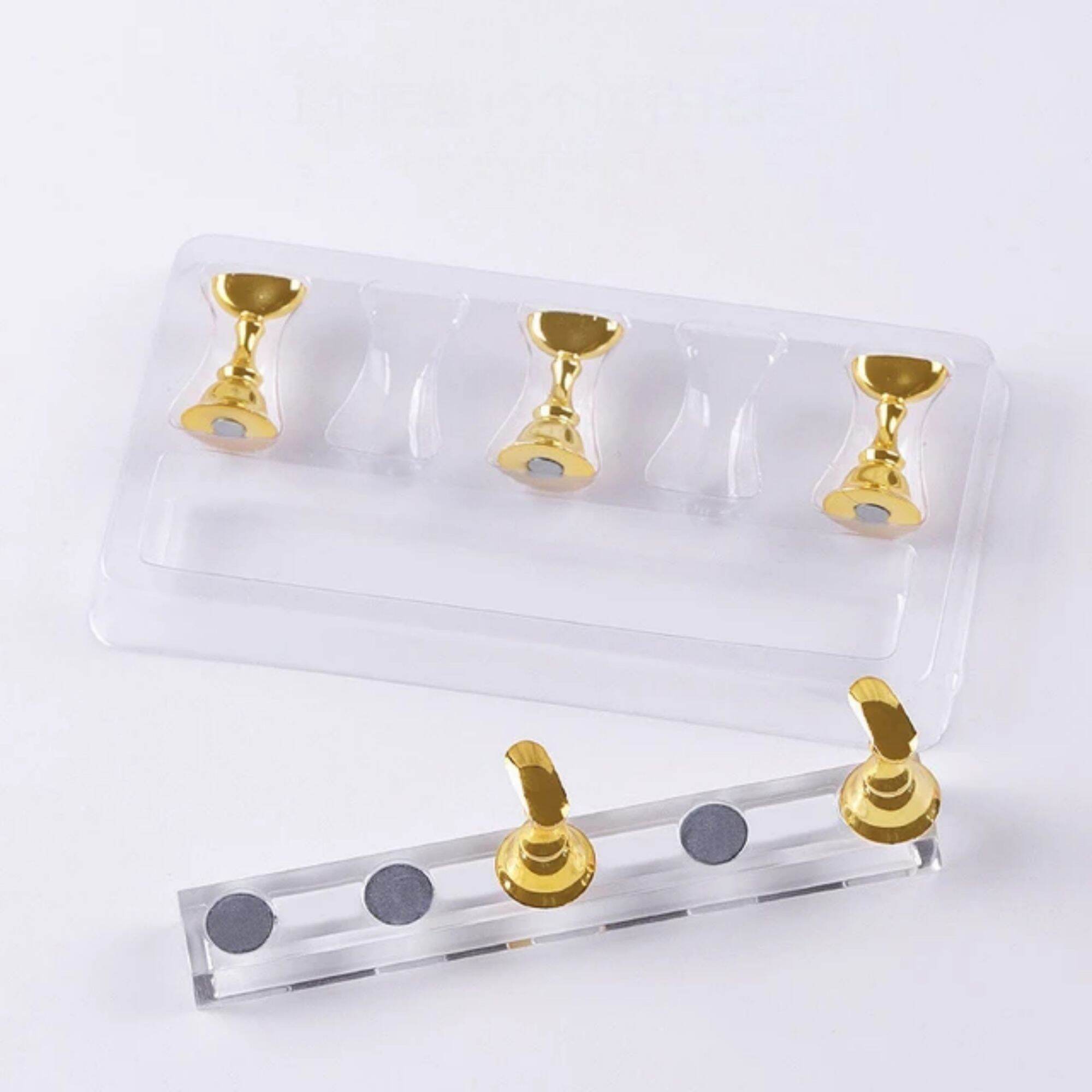 Set 5 chiếc đế gắn móng giả tập vẽ nail - Đế nam châm gắn móng