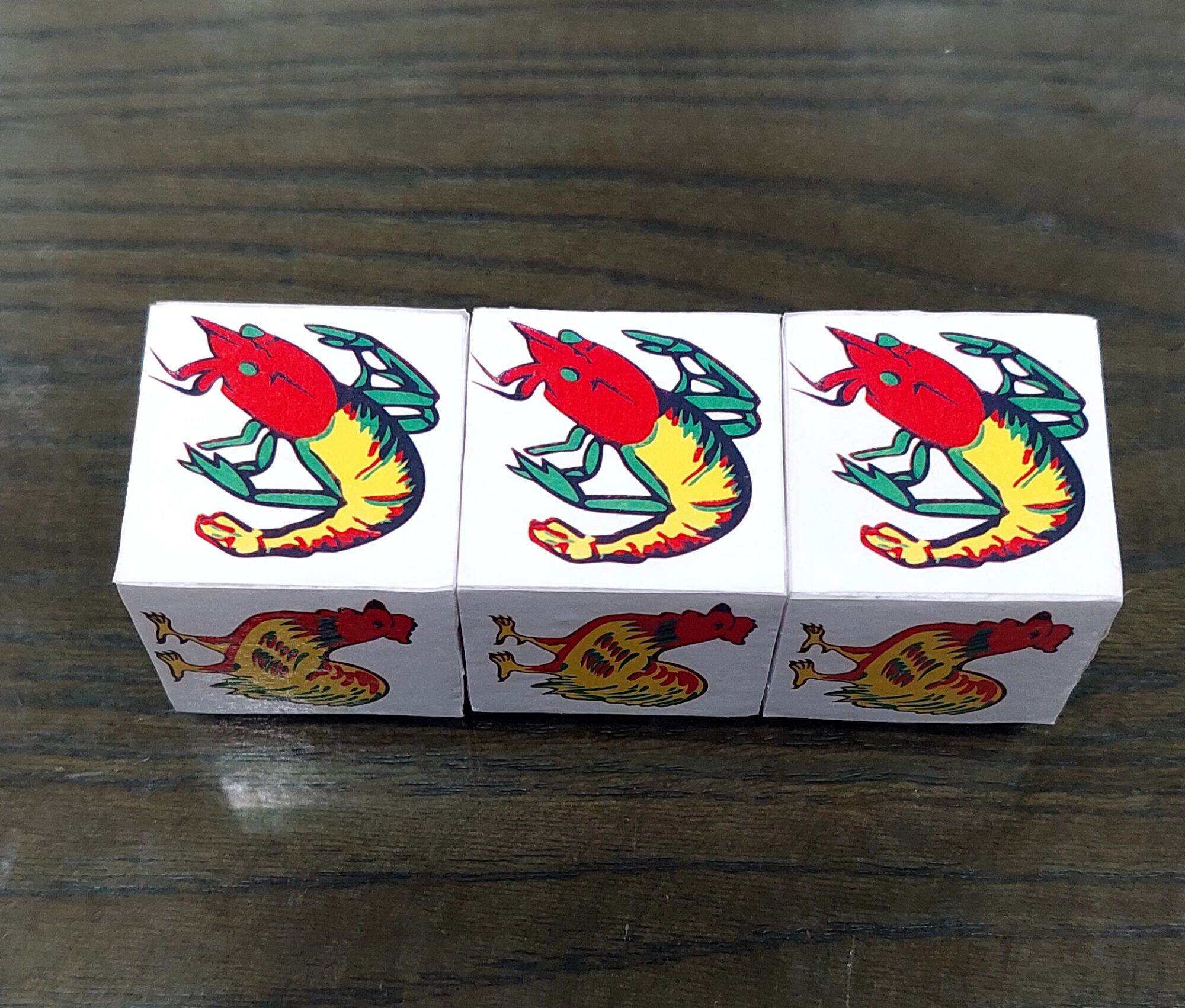 hột xốp bầu cua xóc cái 27 li