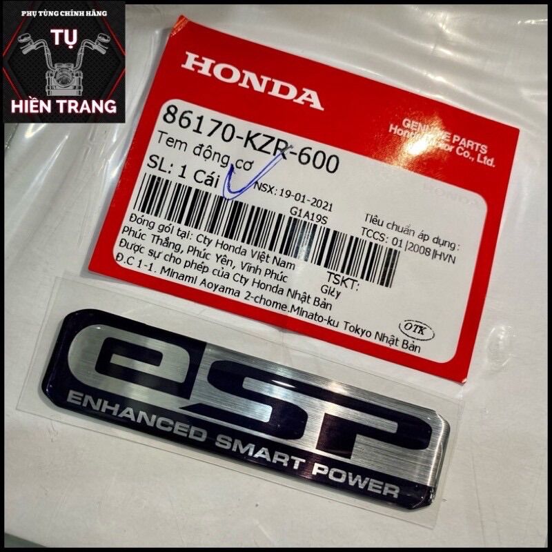 Tem động cơ esp enhanced smart power zin chính hãng honda