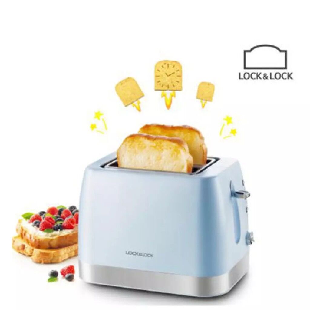 Máy Nướng Bánh Mì Lock& Lock EJB221BLU (730W)
