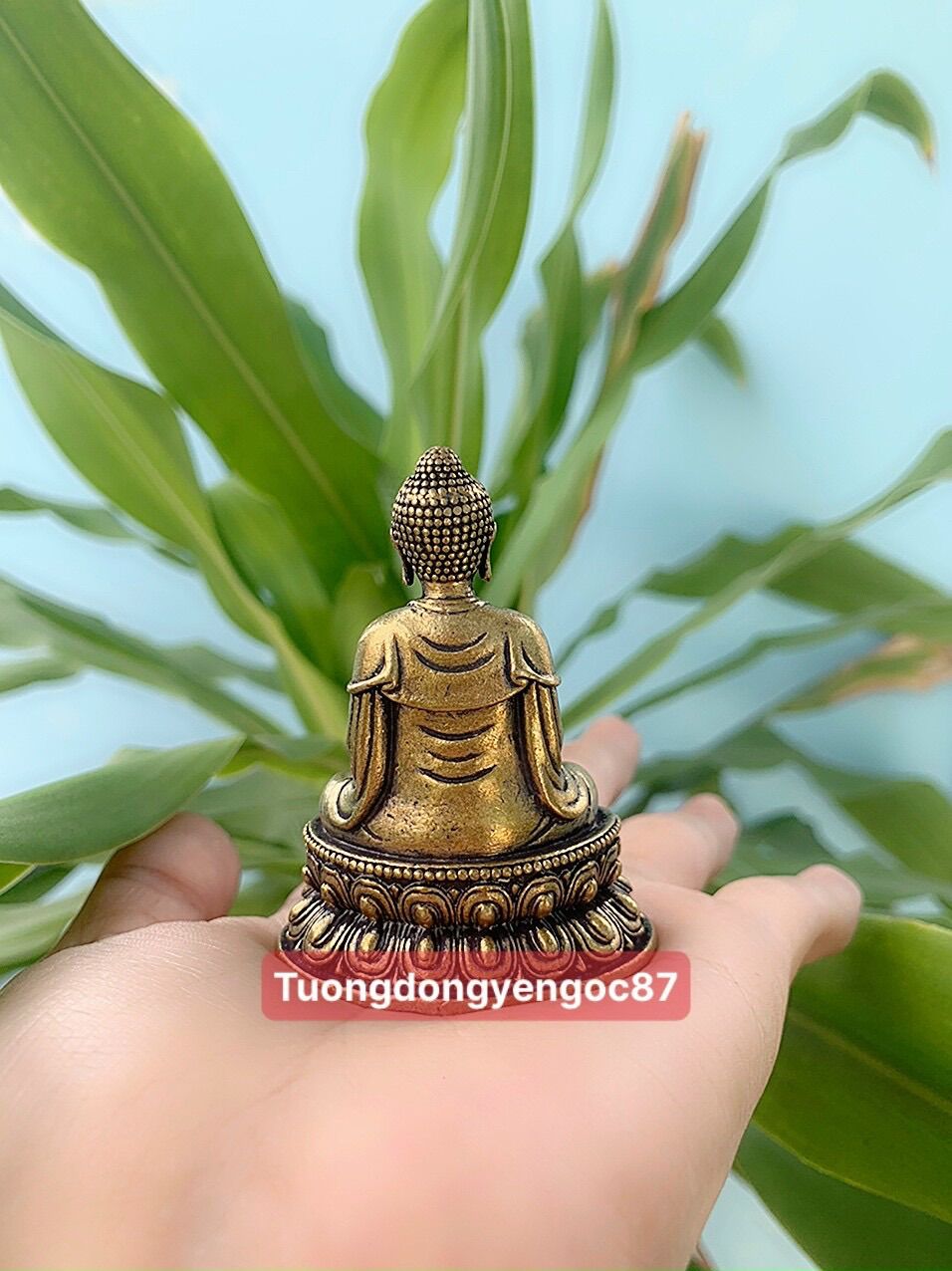 Tượng đồng Phật A Di Đà cao 6,3 cm