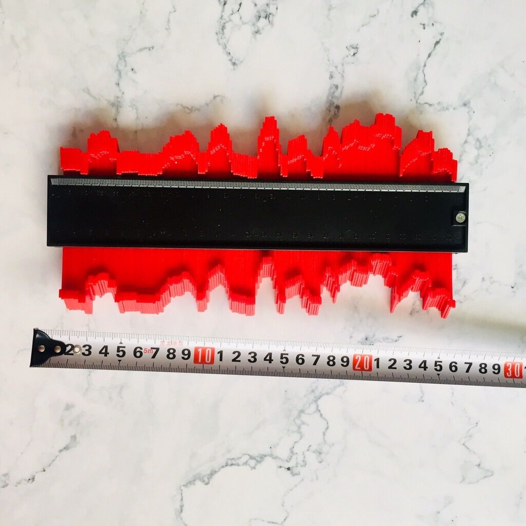 Thước sao chép hình dạng đa năng 13cm/25cm