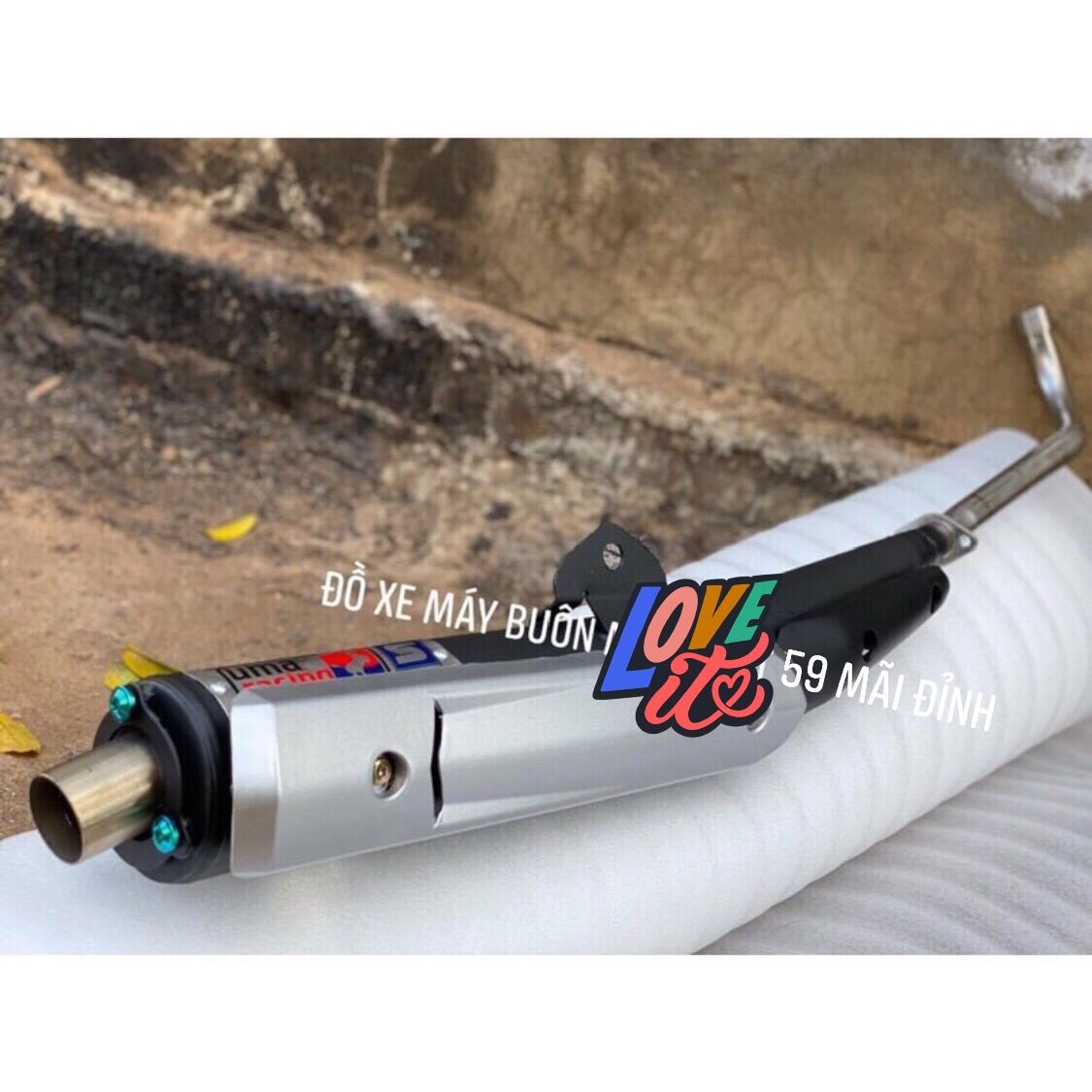 Pô uma v4 + cổ + ốp gắn sirius wave nhỏ dream