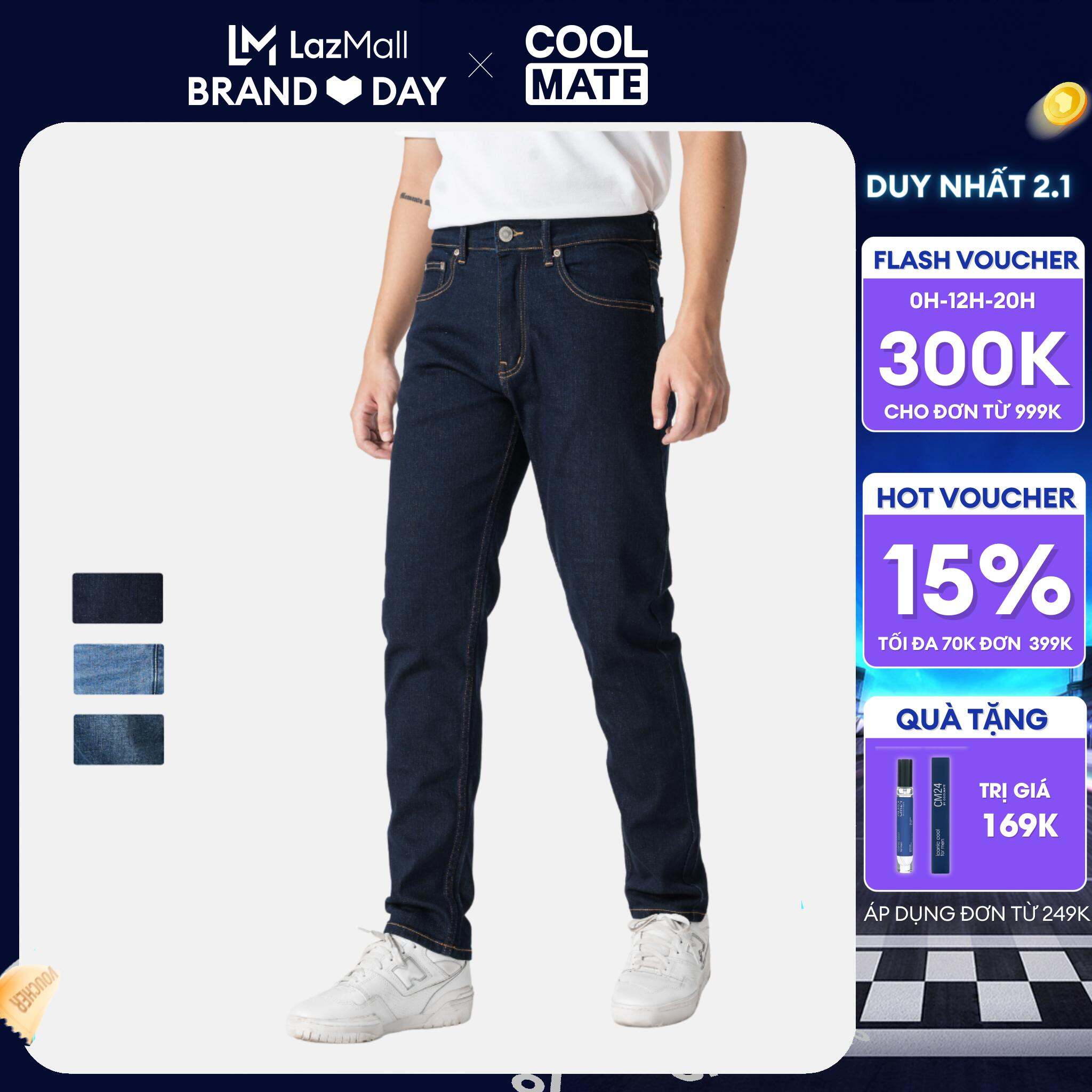 CHỈ 2.1 MUA 1 TẶNG 1 NƯỚC HOAQuần Jeans Dáng Slim Fit V2 Thương hiệu Coolmate