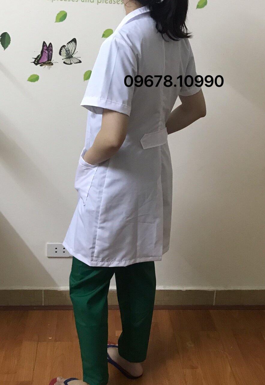 Áo blue dùng trong spa, thẩm mỹ viện