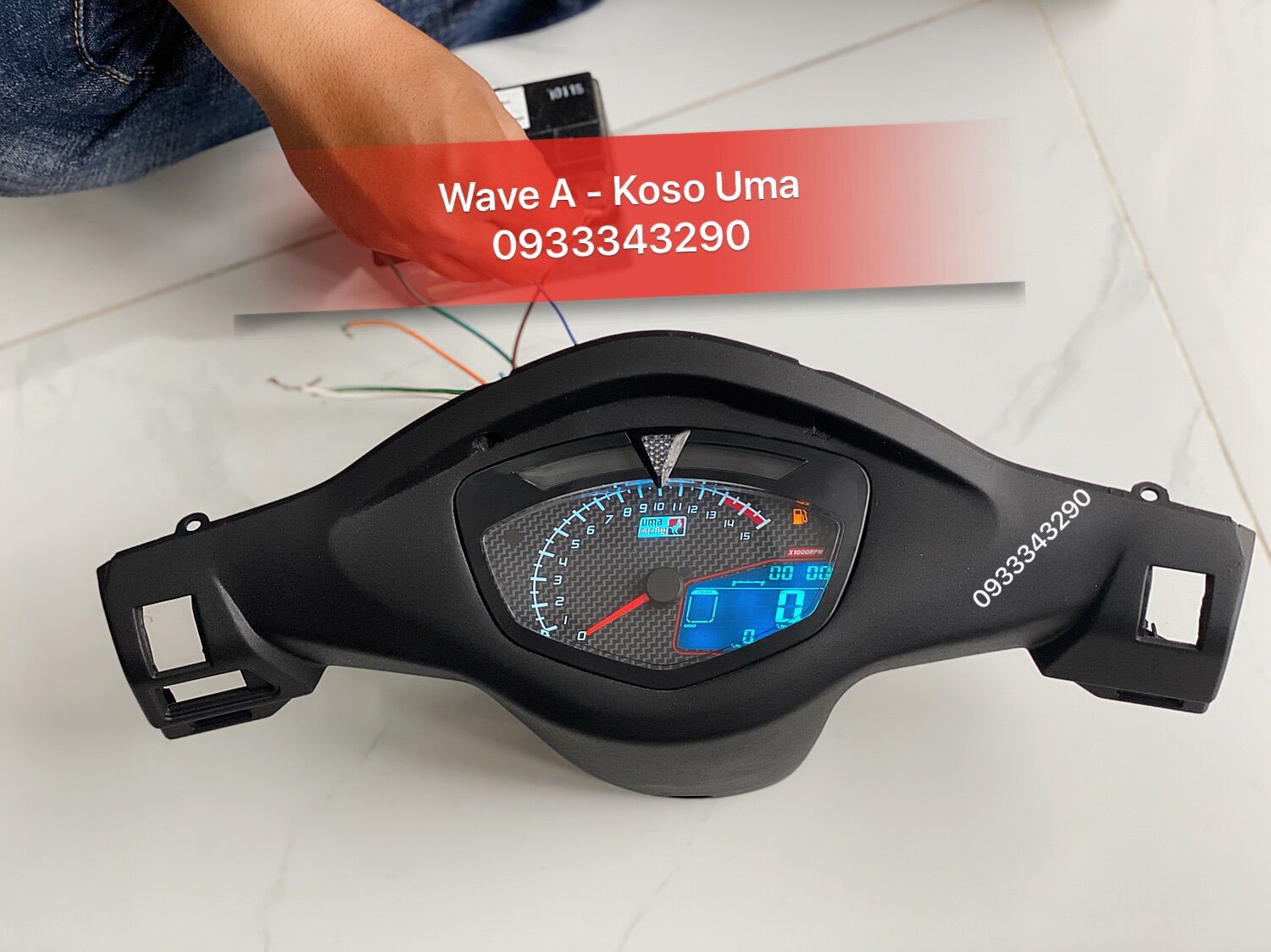 Trọn Bộ Wave RS ( Alpha , S100 ) Chế Đồng Hồ KoSo Uma 2010