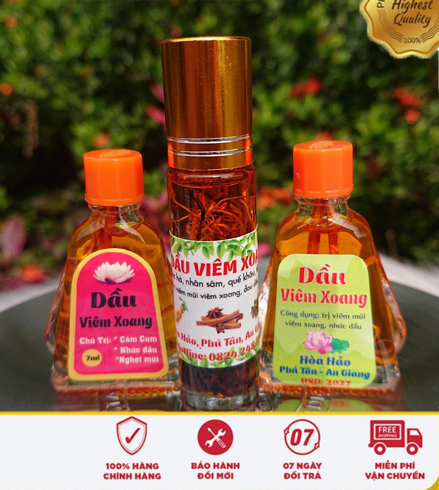 Combo 3chai Dầu Viêm Xoang Gia Truyền 3 loại như hình