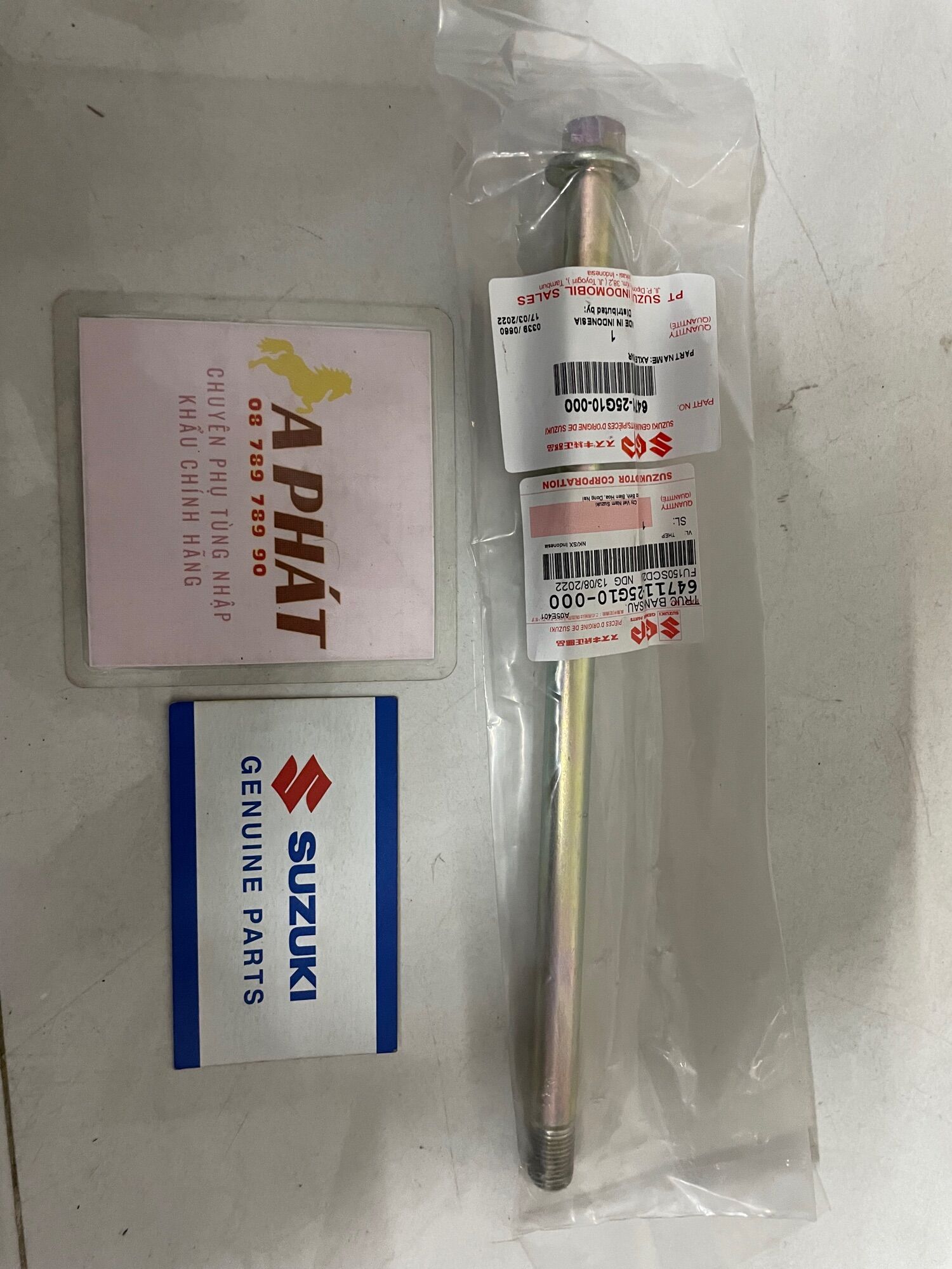 Cốt bánh xe trước sau suzuki satria fi 150r chính hãng