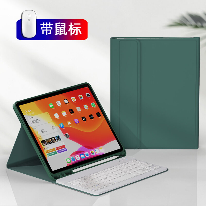 Bộ Chuột 2021 Bộ Bàn Phím Bluetooth 8 20Pro 11 Inch Có Khe Cắm Bút iPad Thế Hệ Thứ 9 Máy Tính Bảng Apple 10.2 Bộ Bảo Vệ Air4/3 8 Kiểu Liền Khối 2019 Ốp Ngoài 6 Mini5