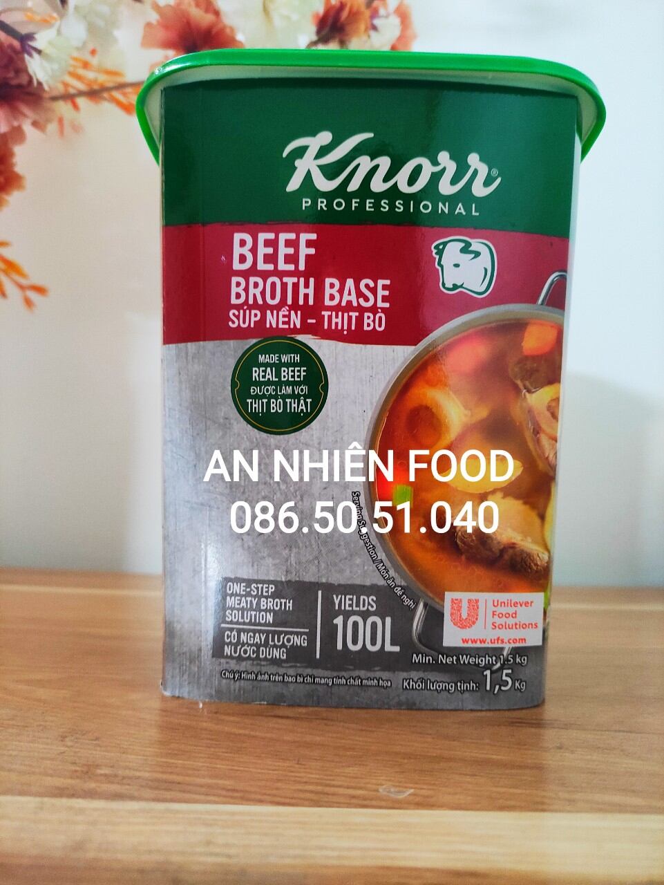 Súp Nền Thịt Bò Knorr Túi 100 Gram