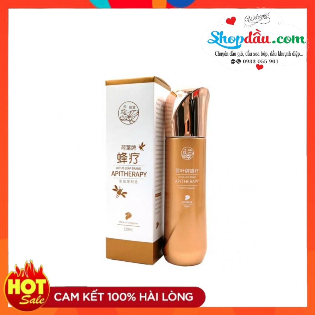 Dầu Nọc Ong Lá Sen 120ml