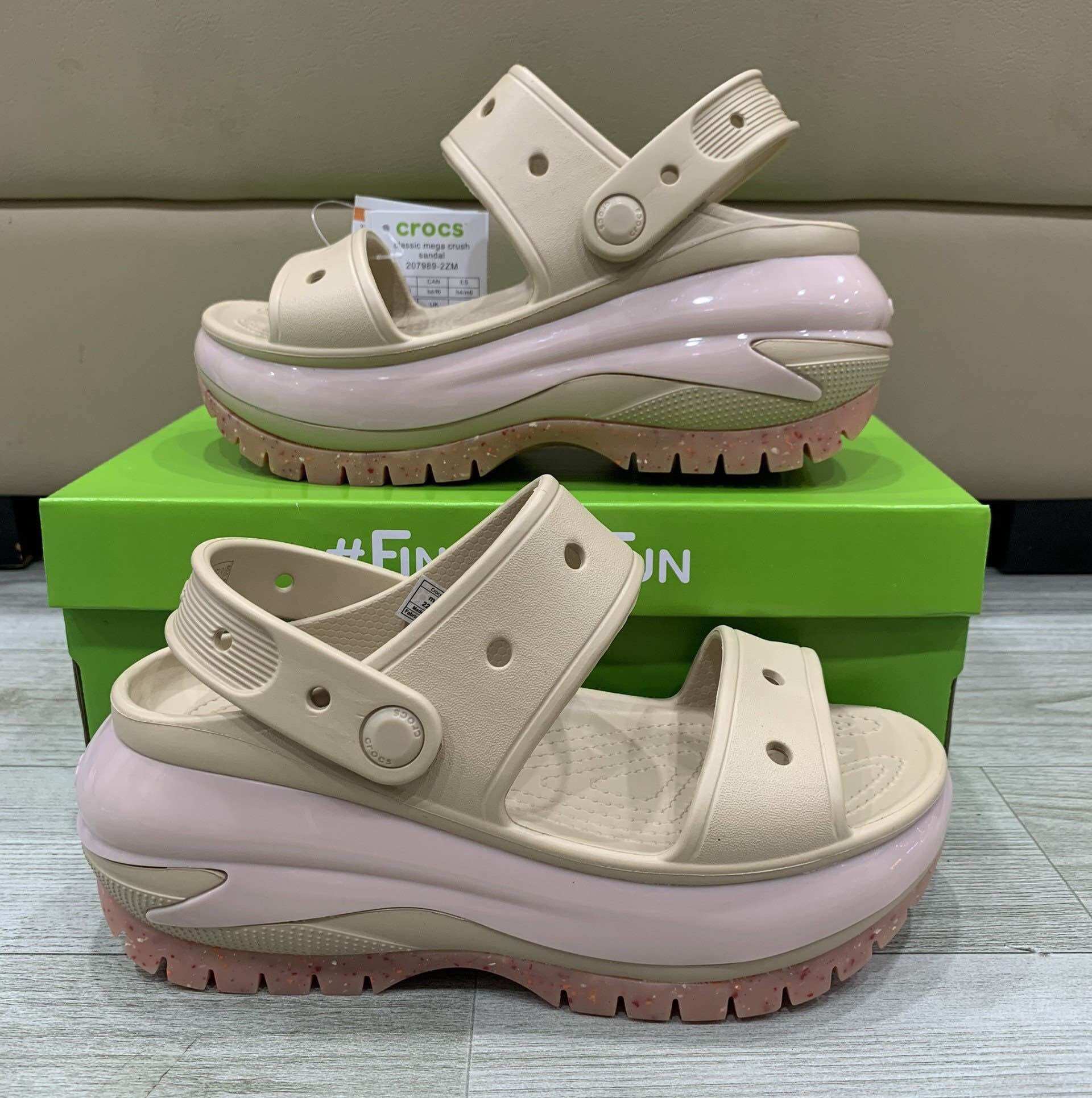 Dép sandal cross mega crush cao 8cm cho nữ- hàng xuất xịn