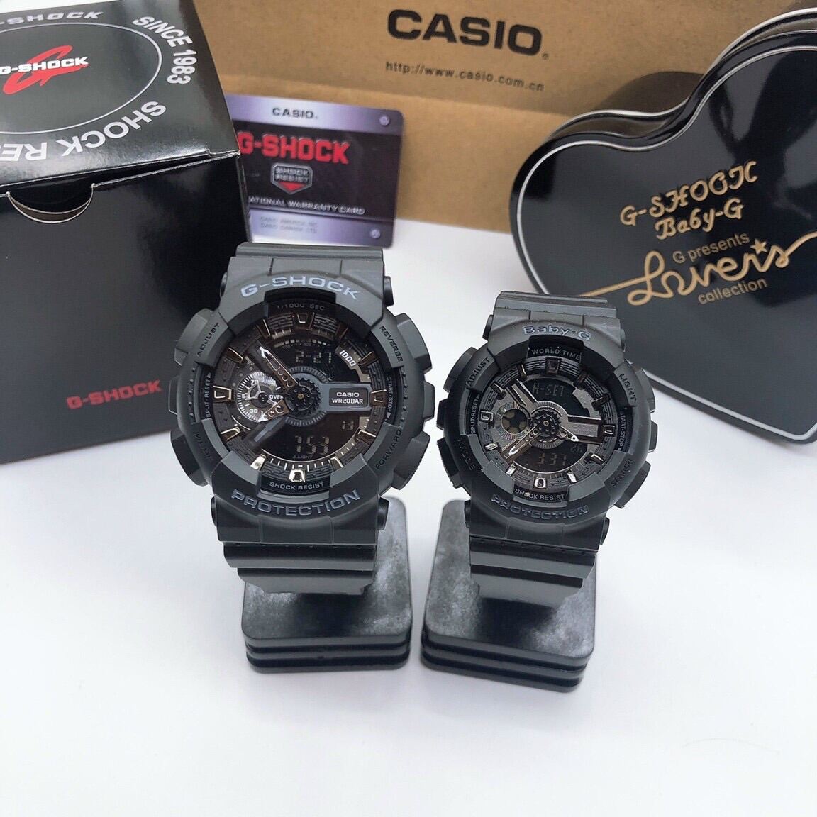 Đồng hồ thể thao nam G.shock,nữ Baby GA110 kim điện tử