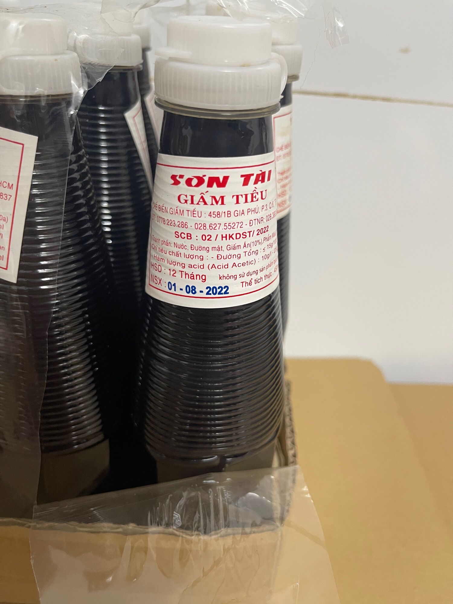 Giấm tiều giấm đỏ Sơn Tài 450ml