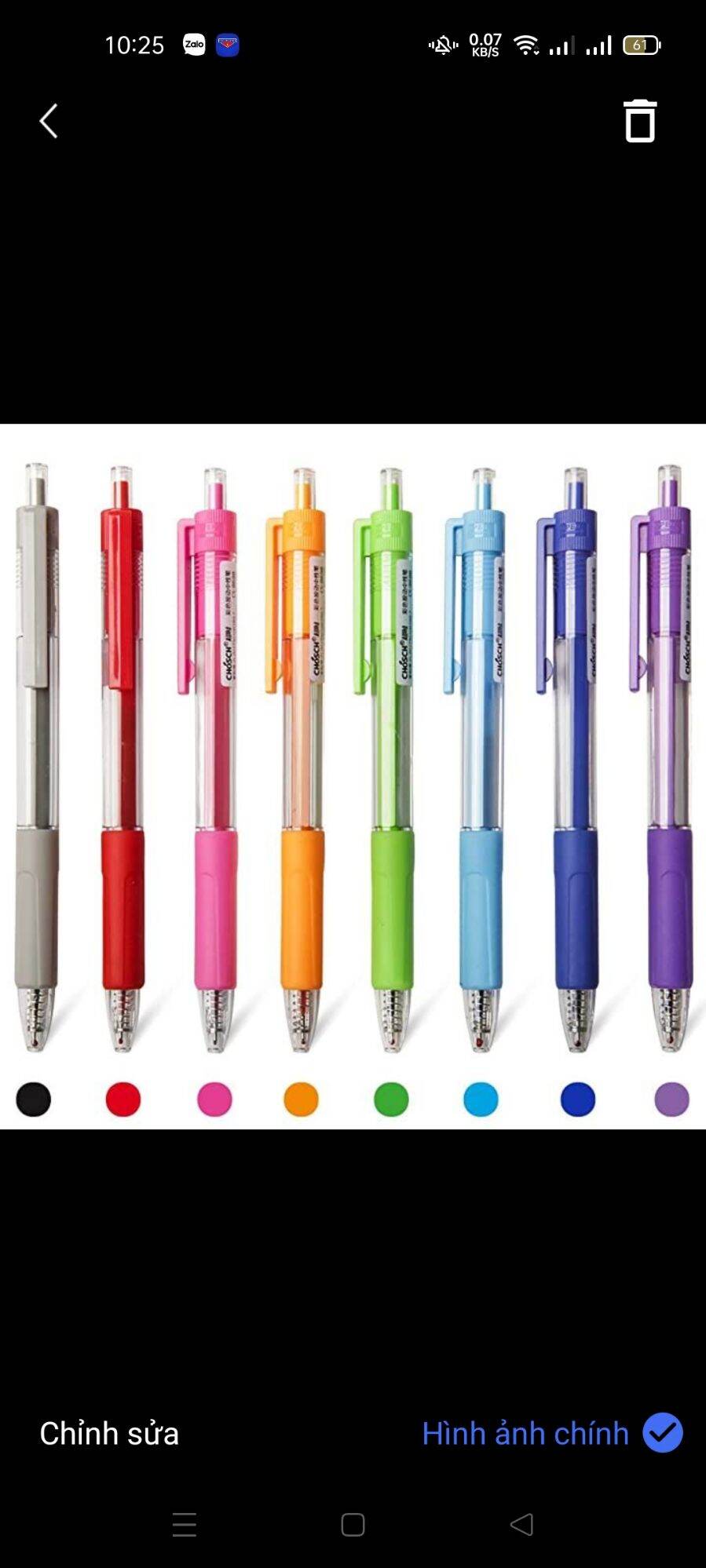 Bộ 8 bút gel 8 màu cs-8698