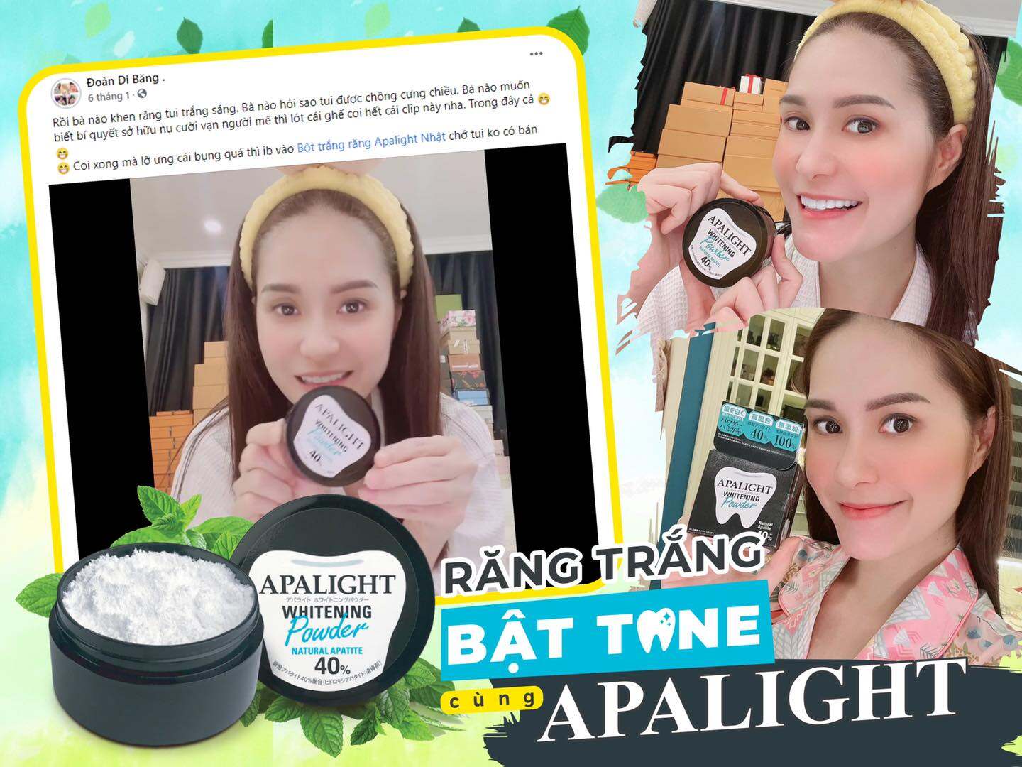 [CHÍNH HÃNG] Bột Trắng Răng APALIGHT Nhật Bản