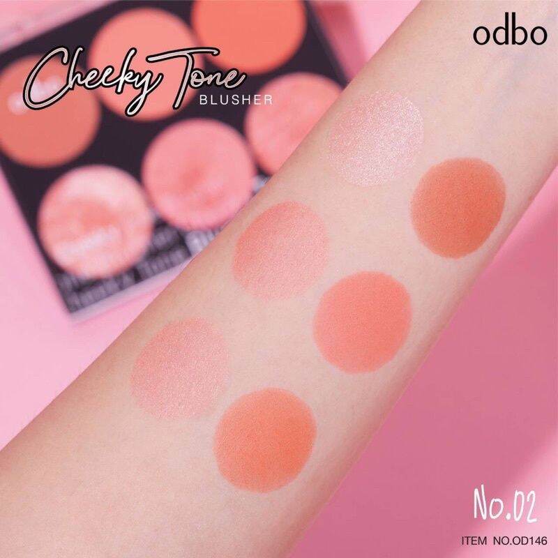 Bảng má hồng highlight odbo