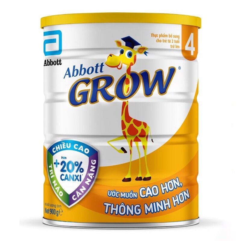 Sữa bột Abbott Grow 4 (900g) Date mới