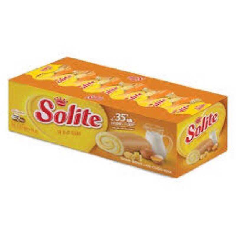 Bánh Bông Lan Cuộn Solite Hộp 360g