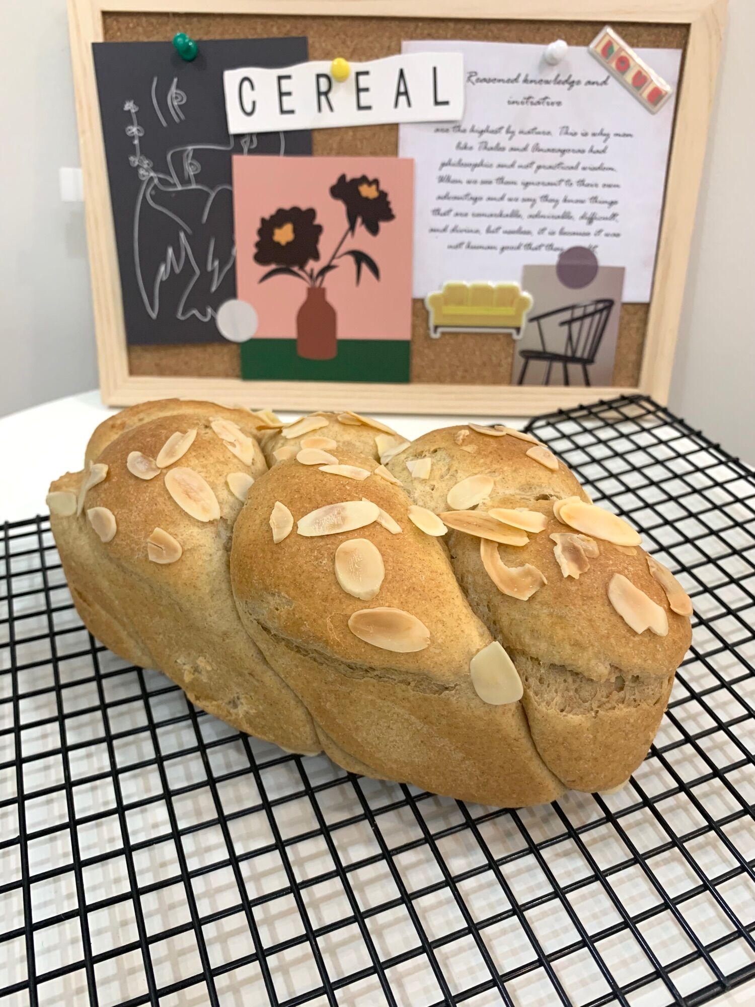 Bánh mì hoa cúc nguyên cám