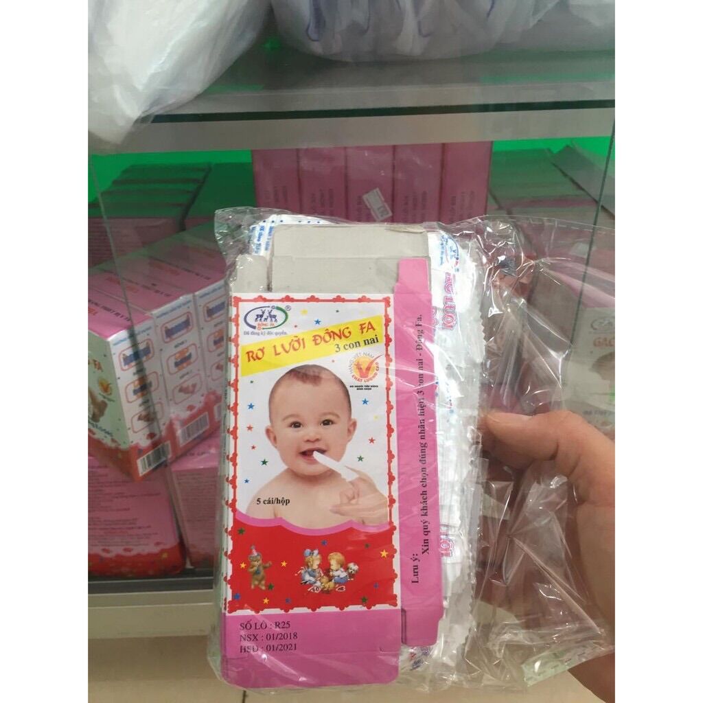 [HCM] Rơ lưỡi Đông Fa 1gói 10hộp 50c