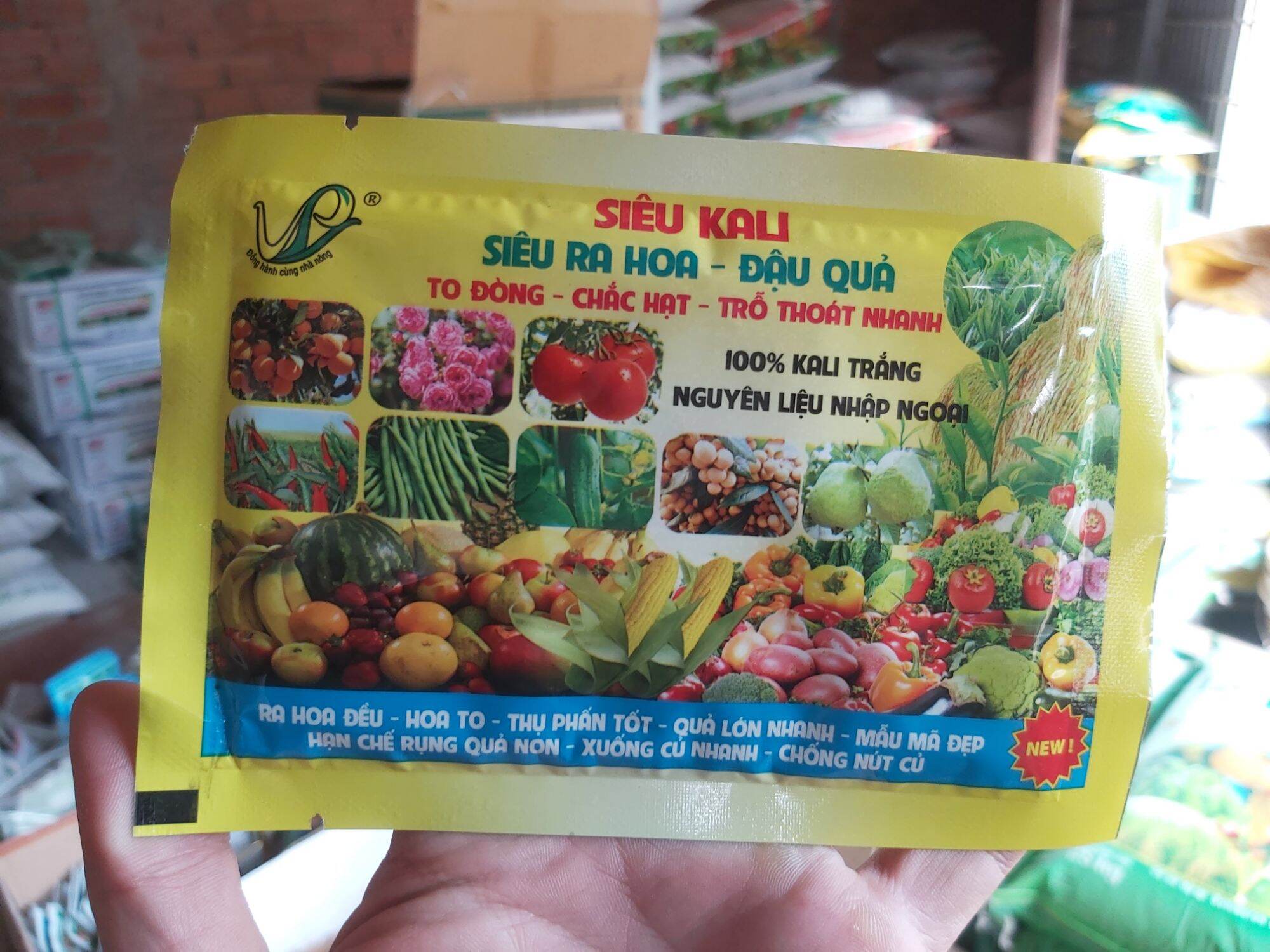 Phân Bón SIÊU KALI Siêu Ra Hoa - Đậu Quả gói 50g