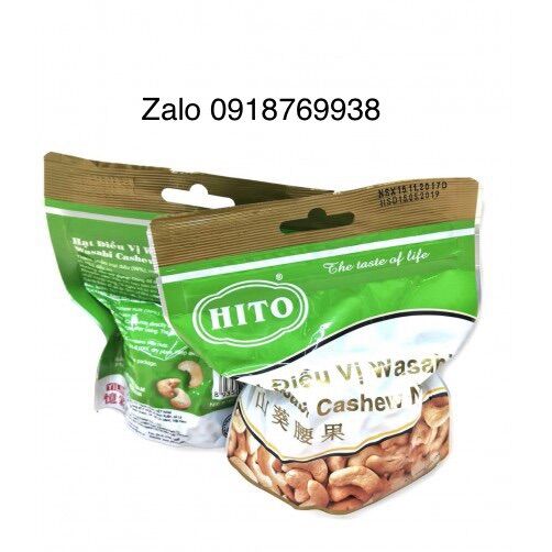 Hạt điều hito vị wasabi 100g