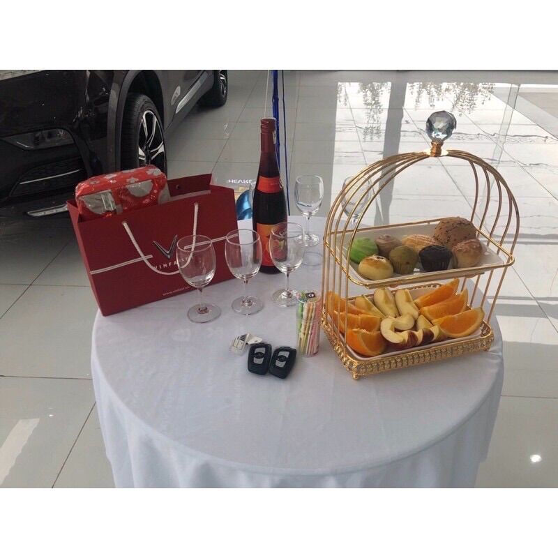 Khay bánh cupcake hình vòm cung trang trí tiệc
