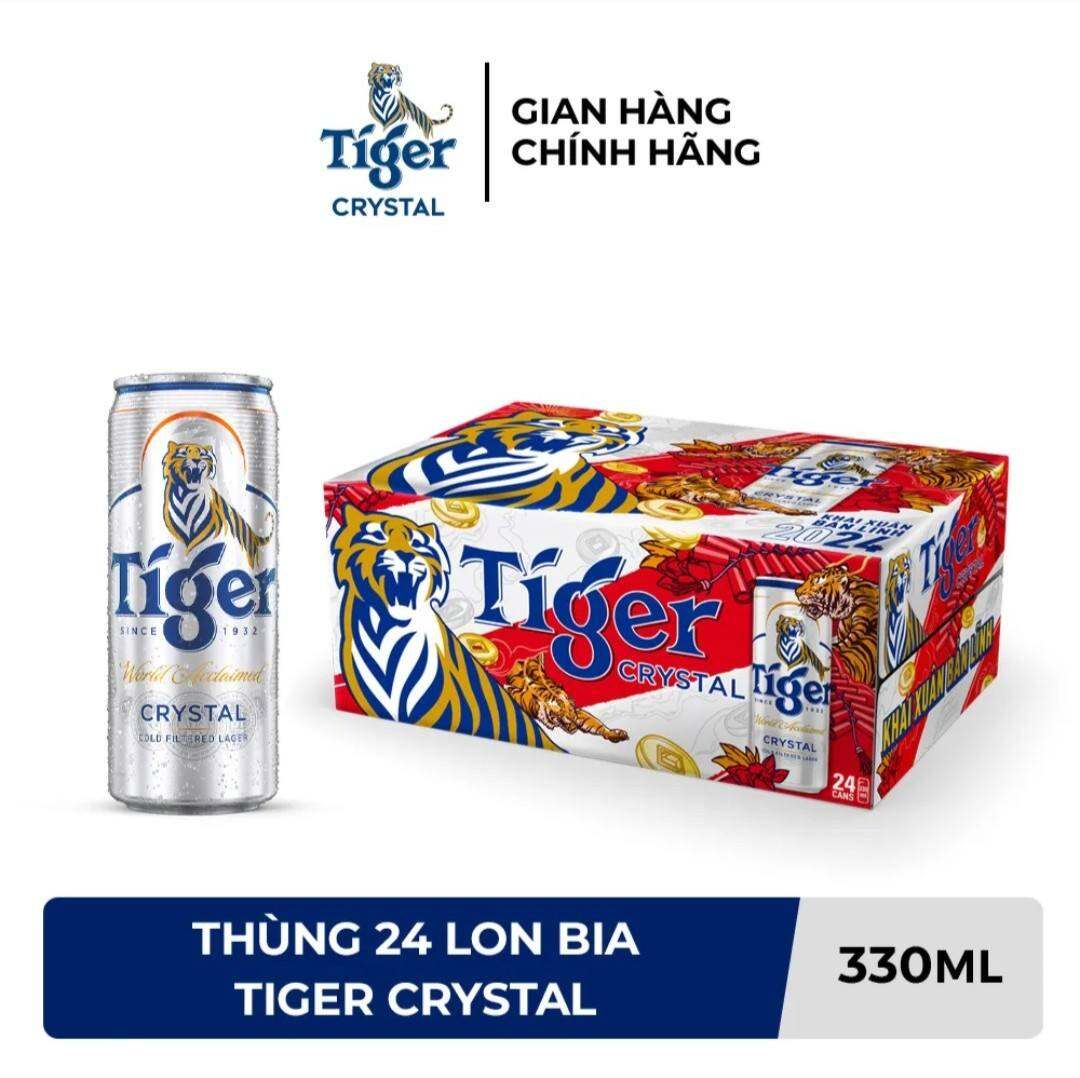 Bia Tiger bạc (thùng 20 lon 330ml)