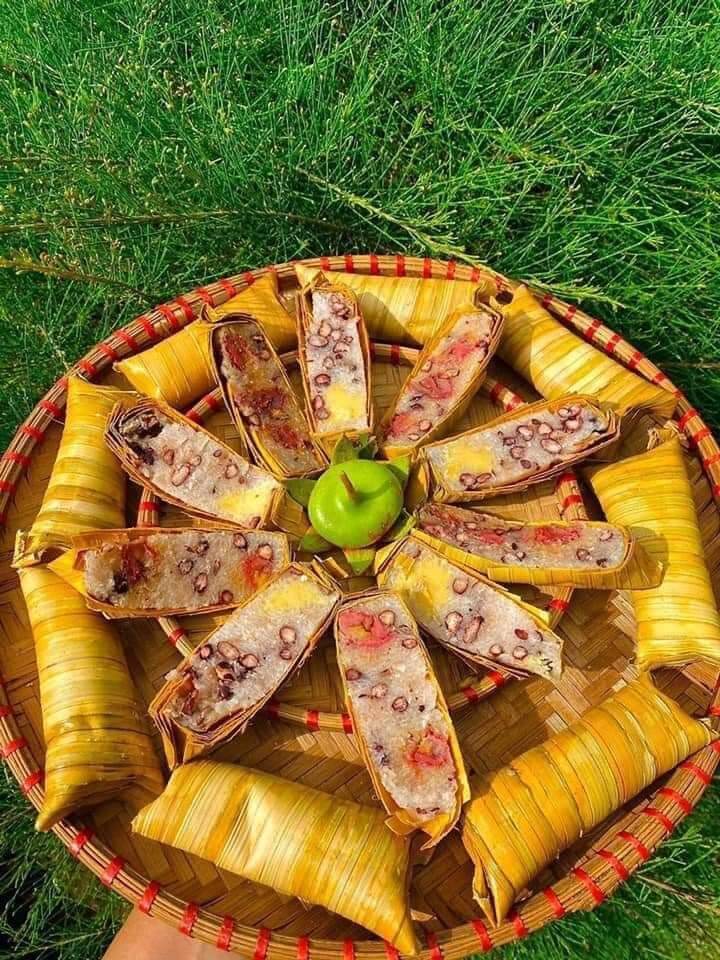 Bánh lá dừa nhân đậu/chuối 10 bánh (chỉ ship HCM)