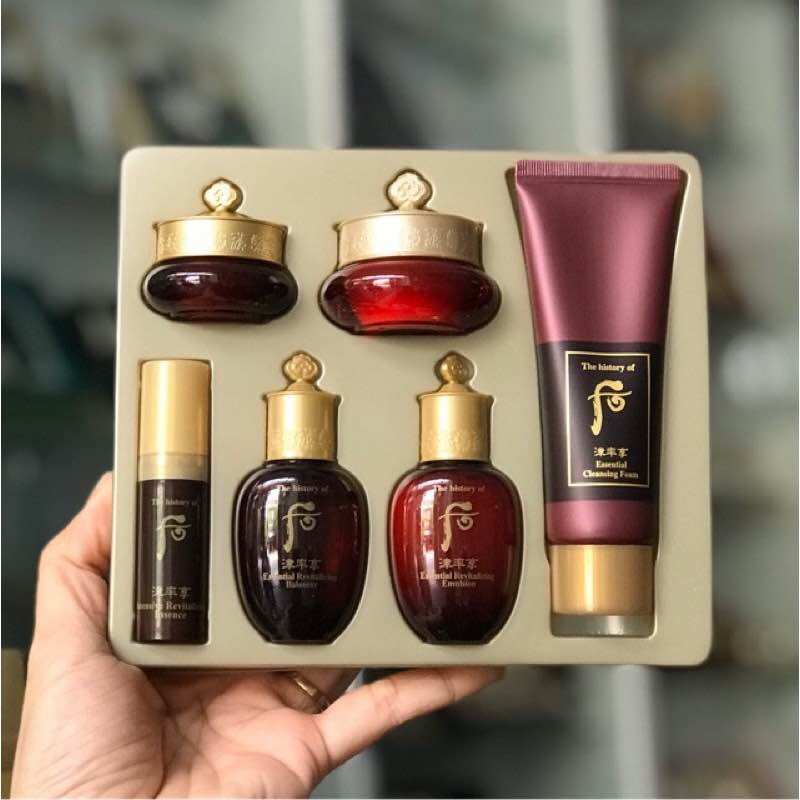 Set dưỡng mini bổ sung tân dịch Whoo Đỏ