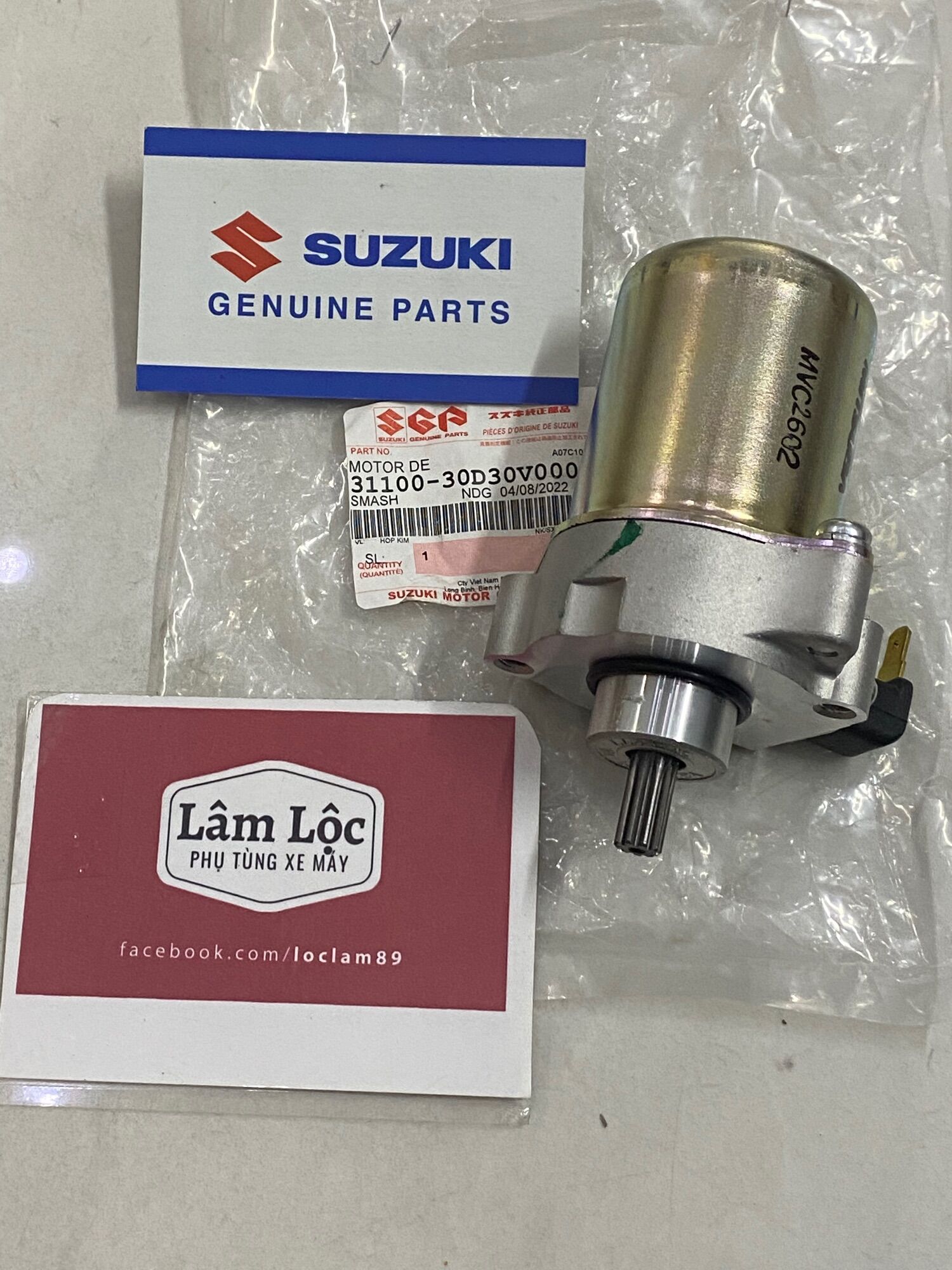 Mô tơ đề viva smash revo suzuki chính hãng