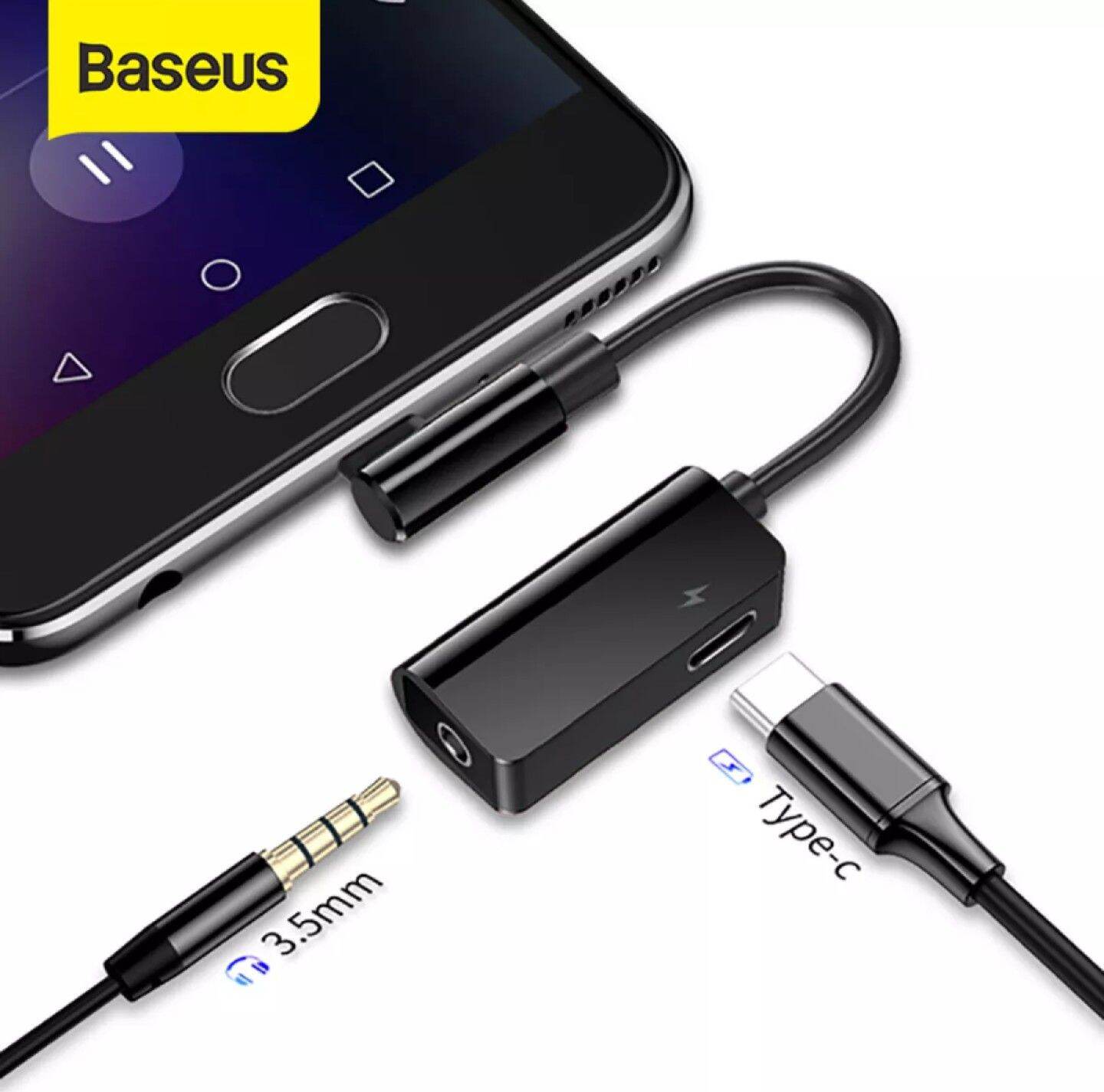 Đầu chuyển type c sang Jack 3.5mm và sạc type c đồng thời