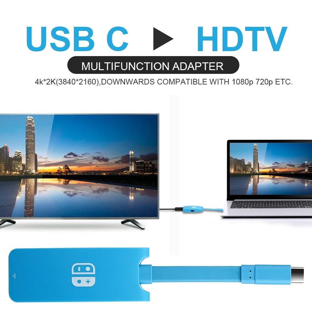 Hub dock nhỏ gọn xuất hdmi cho máy game Nintendo switch
