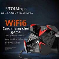 COMFAST | USB Thu Wifi 6 Tốc Độ AX5400 Tri-Band (2.4/5/6GHz) 4 Anten Thu Sóng Mạnh Cho PC Gaming