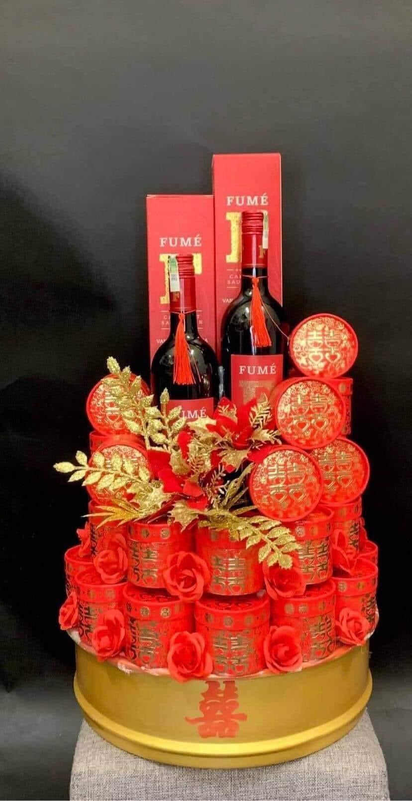 Lon đựng trà dùng trong mâm quả