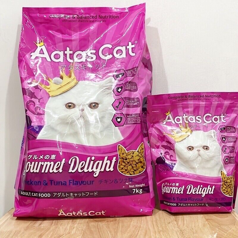 THỨC ĂN HẠT CHO MÈO AATAS CAT DELIGHT [ 1.2Kg & 7Kg ]