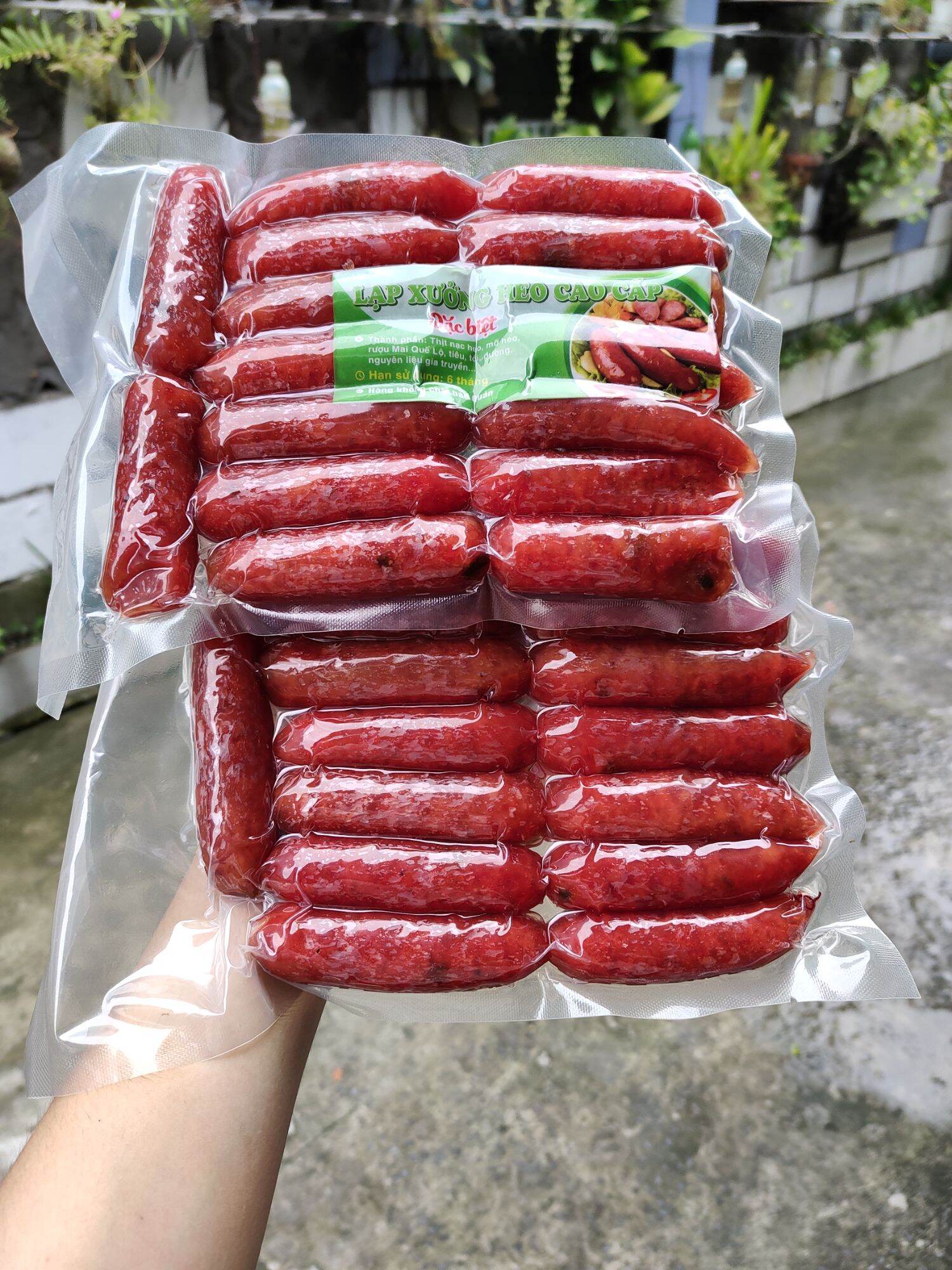 Lạp xưởng khô nạc tiêu đen 500g