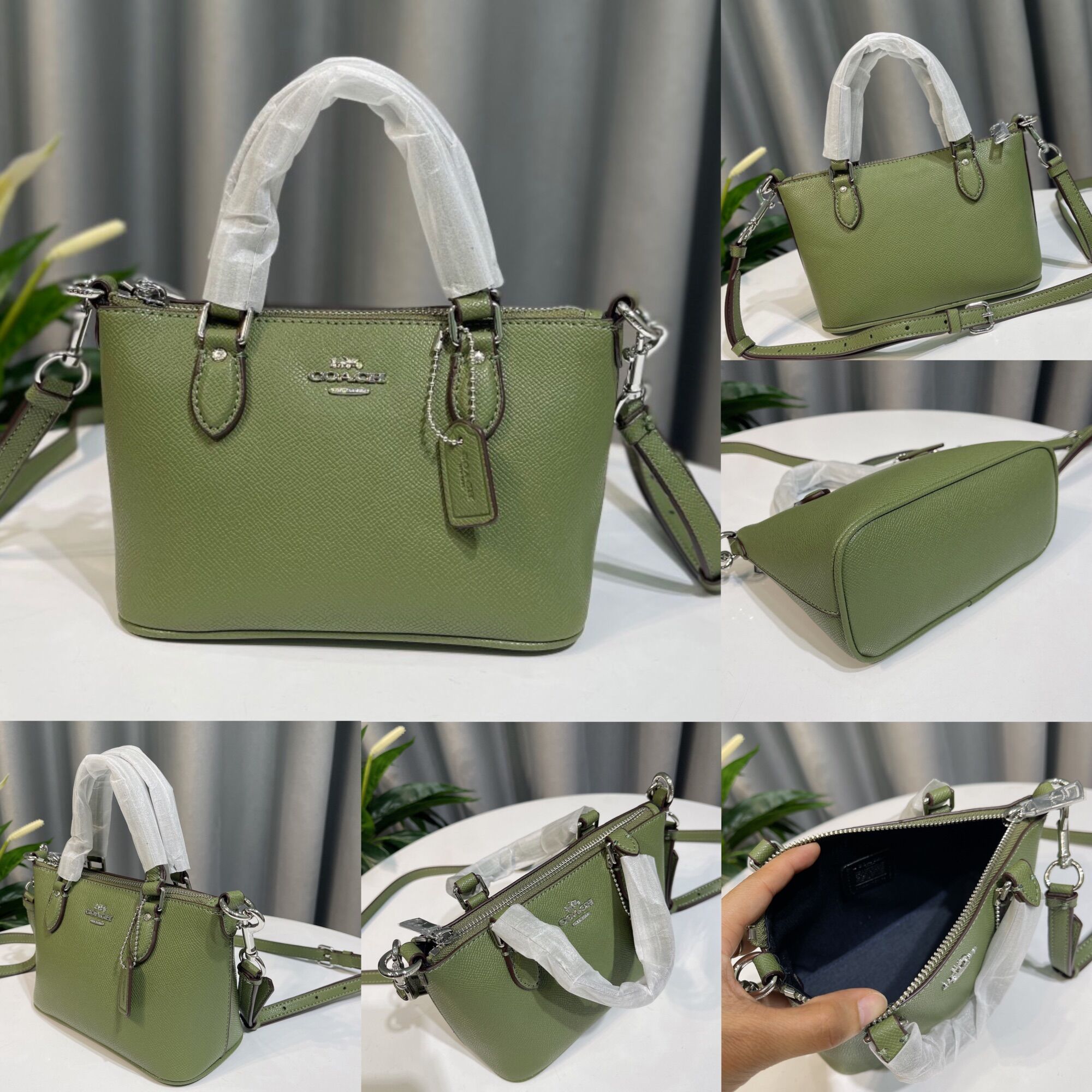 Túi C0ach Mini Gallery đeo chéo nữ siêu cưng