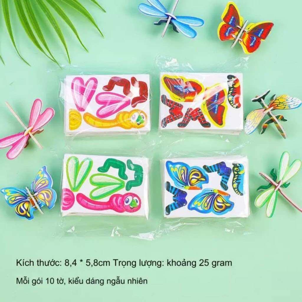 Sét 25 Bộ Đồ Chơi Xếp Hình Côn Trùng - Lắp Ráp Côn Trùng 3D