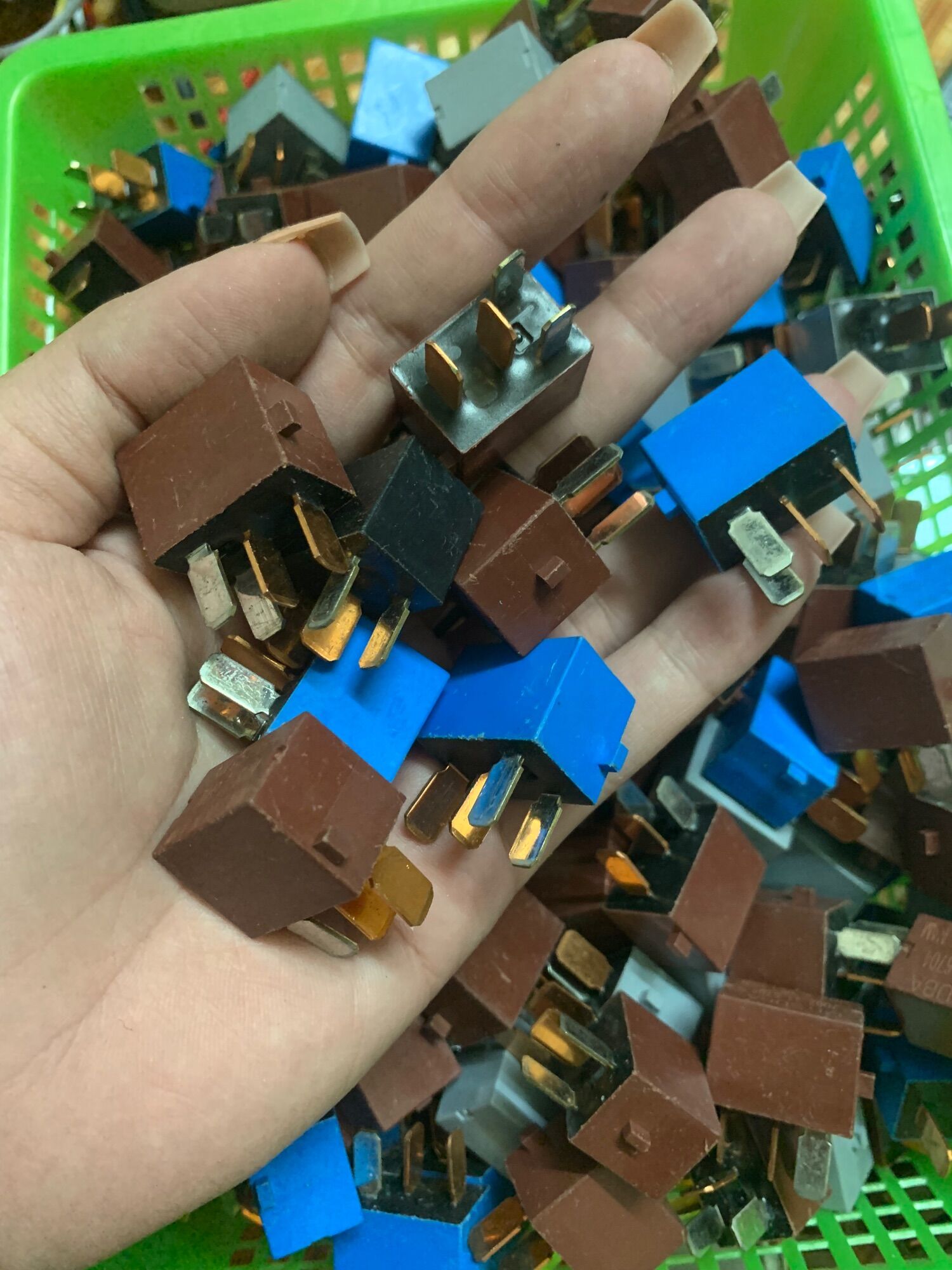 Rơ le công suất 4 chân nhỏ Zin Mitsuba