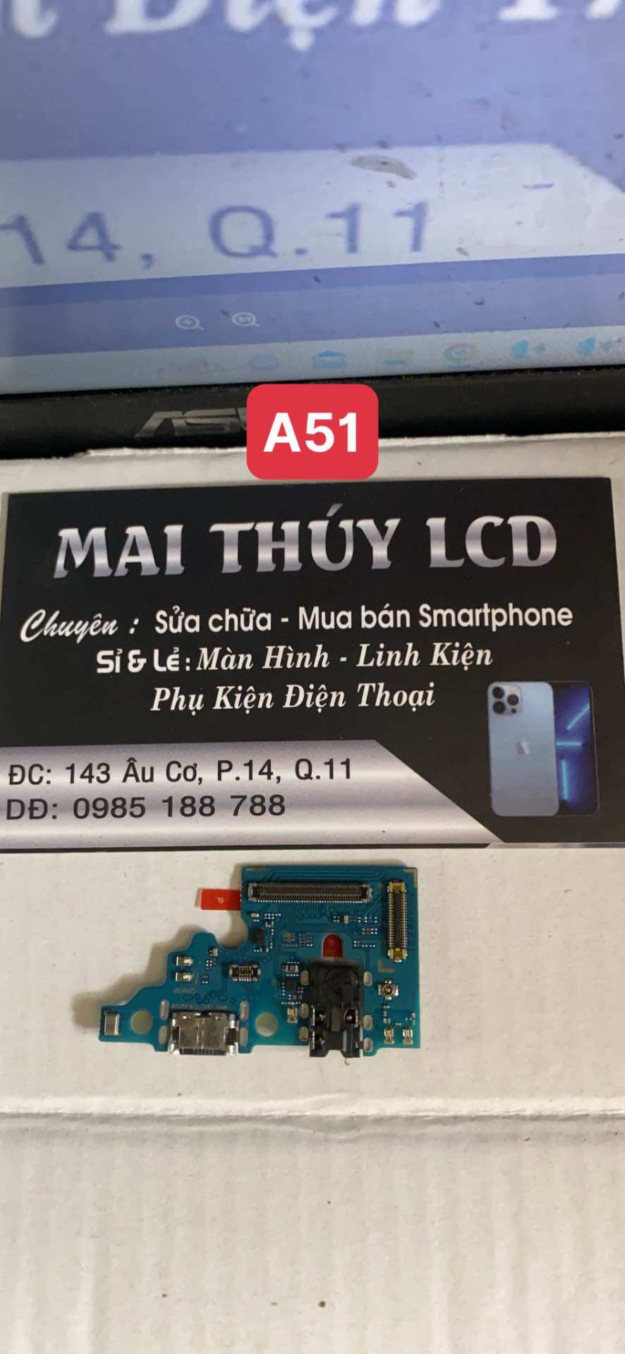 Cụm sạc samsung a51