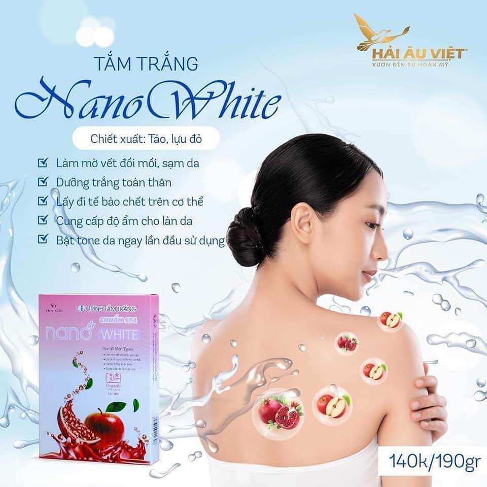Compo 10 sét tắm trắng nano hải âu việt